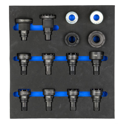 Cyclus foam 11 incl. Snap-in afn. trapas E-bike maat M bl.