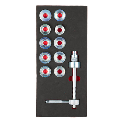 Cyclus foam 12 inclusief Snap-in Press-fit maat S rood