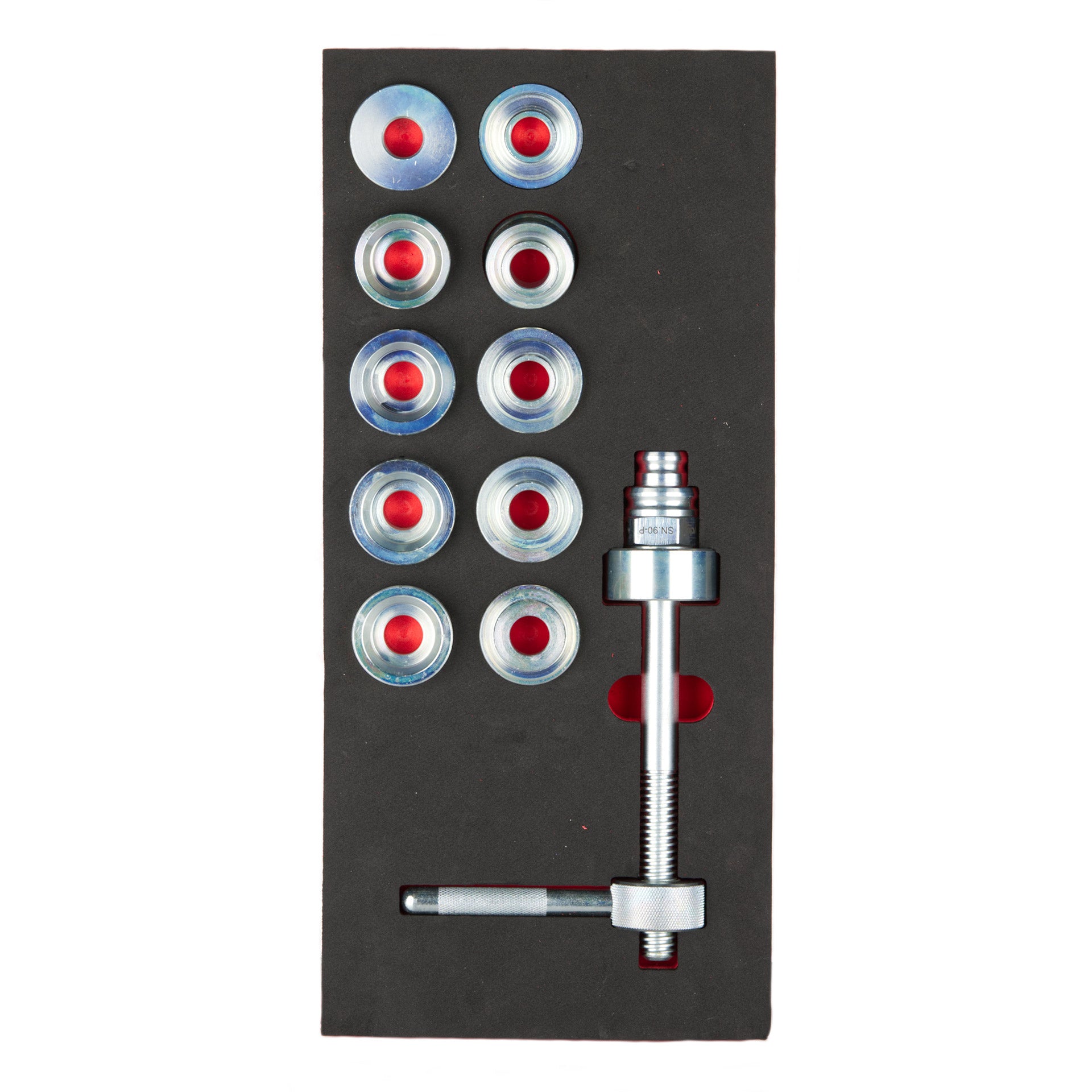 Cyclus foam 12 inclusief Snap-in Press-fit maat S rood