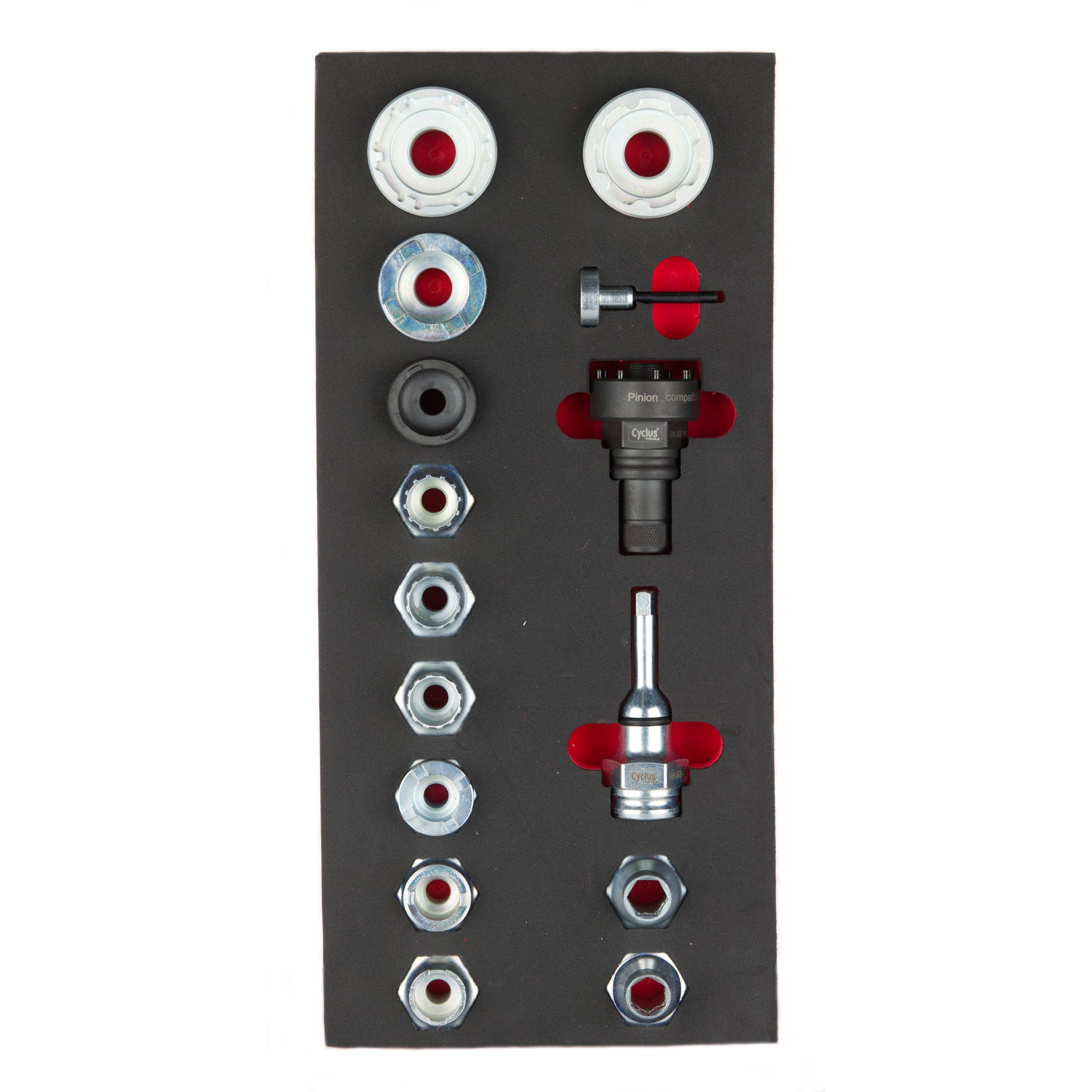 Cyclus foam 14 inclusief trapas montage maat S rood
