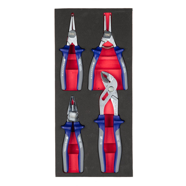 Cyclus foam 16 inclusief tangen maat S rood