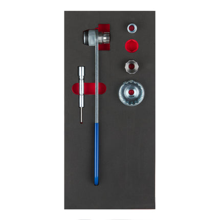 Cyclus foam 19 inclusief Jetmount'r maat S rood