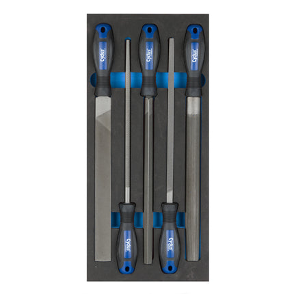 Cyclus foam 22 inclusief vijlenset maat S blauw