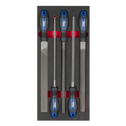 Cyclus foam 22 inclusief vijlenset maat S rood