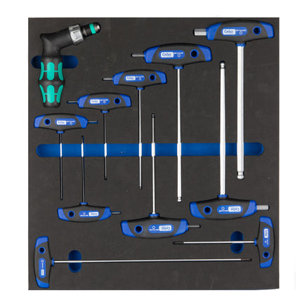 Cyclus foam 24 inclusief inbussleutels maat L blauw