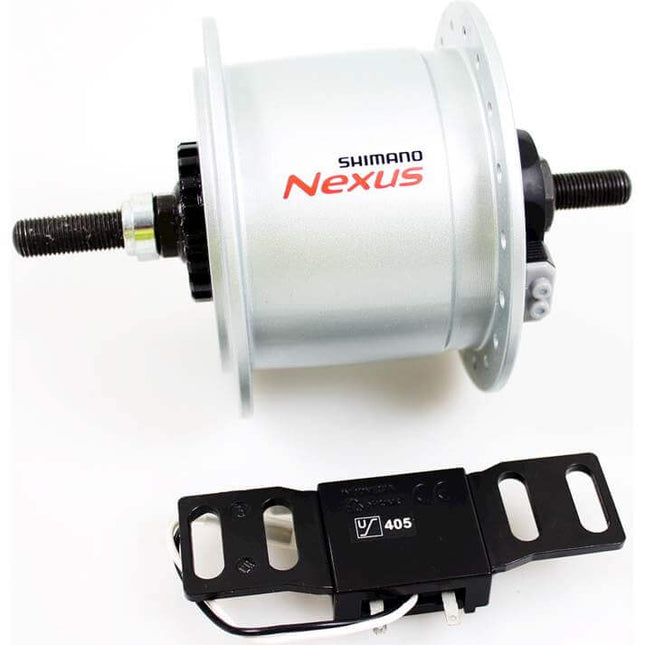 Shimano dynamonaaf 6v 3w DH-C6000 RB zilver