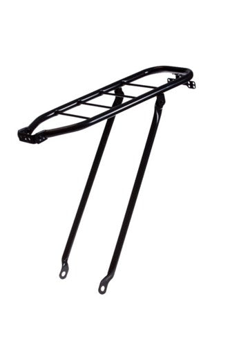 ACHTERDRAGER 28" Aldo 50cm Glans Zwart 6mm