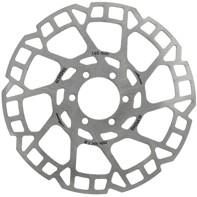 Elvedes remschijf 6-gaats ø160mm T=2,0mm