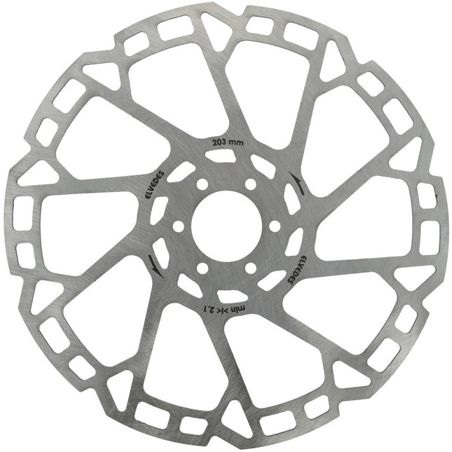Elvedes remschijf 6-gaats ø203mm T=2,3mm