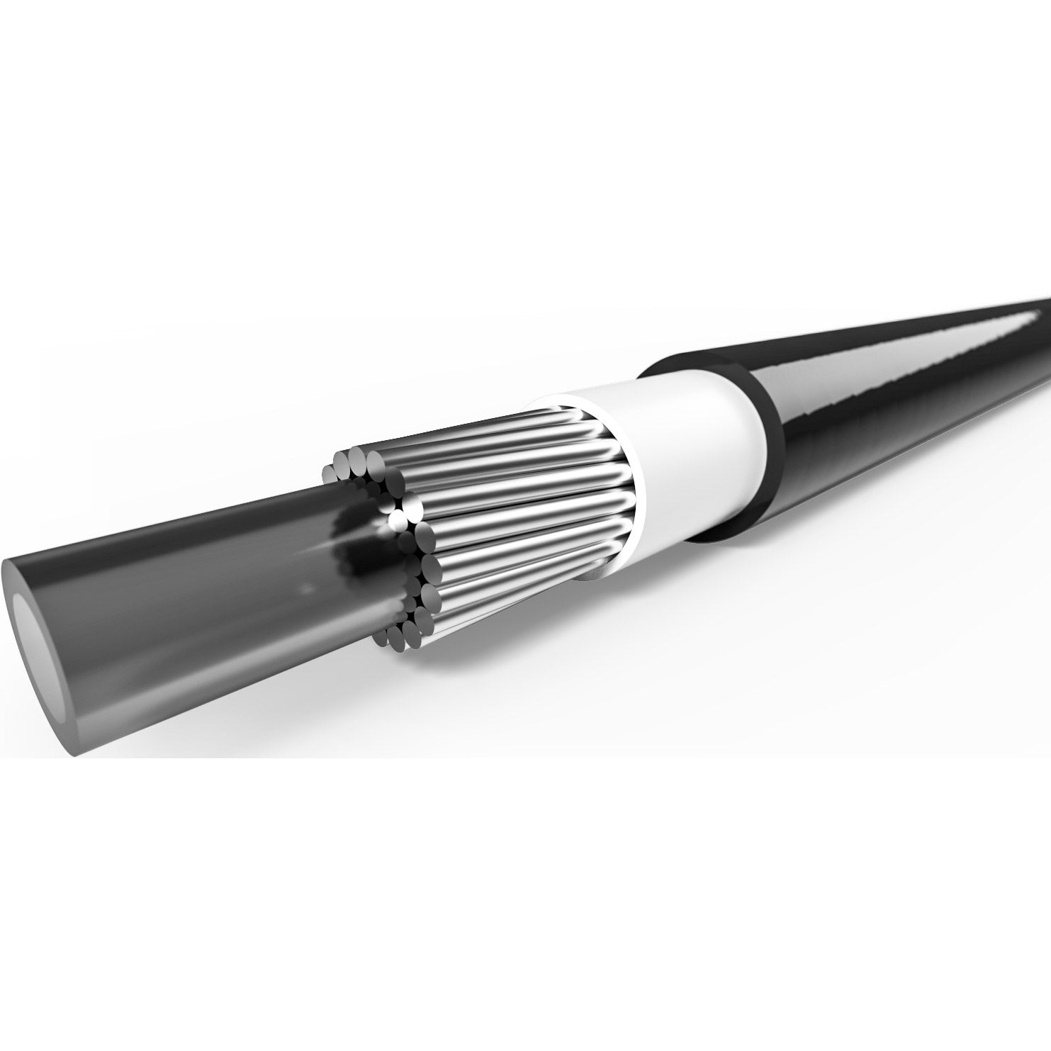 Elvedes schakel buitenkabel met liner ø3,2mm 30m zwart