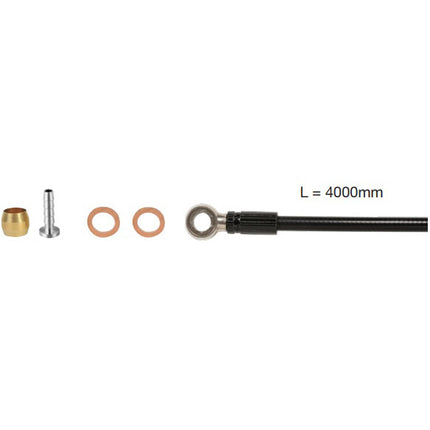 Flexible gaine de frein Elvedes Shimano BH90 noire 4 m