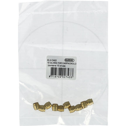 Elvedes olives pour durite de frein hydraulique Campagnolo (10 pcs)