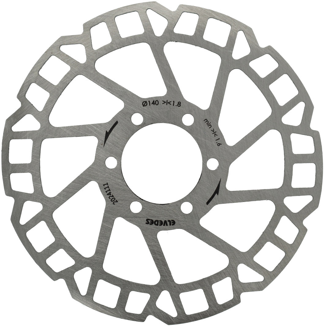 Elvedes remschijf 6-gaats ø140mm d=1,8mm