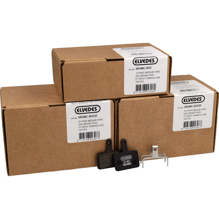 Elvedes disc brake pads 6854MC black (60pr)