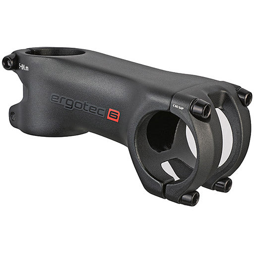 Ergotec stuurpen Hake Ahead 28,6/31,8 80mm -8° alu zwart