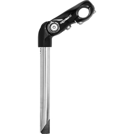 Ergotec stuurpen Kobra Vario Tube 25,4 300mm rvs/alu zw/zil