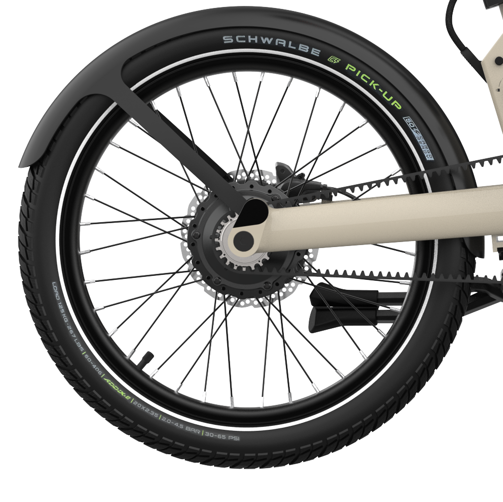 UTO Eovolt achterwiel Bafang dual speed PRO20 zwart