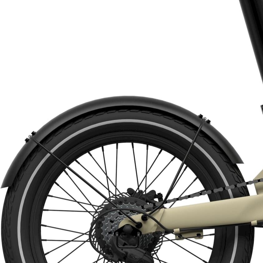 UTO Eovolt spatbord achter OG20 zwart