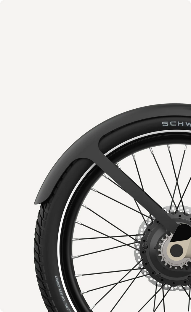 UTO Eovolt spatbord achter PRO20 v2 zwart
