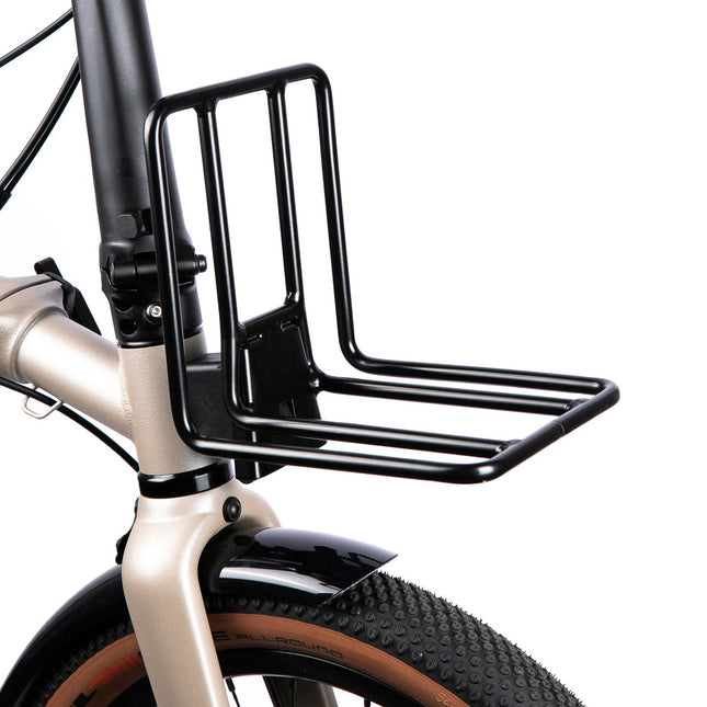 FAHRER voordrager alu Brompton VELLO zwart