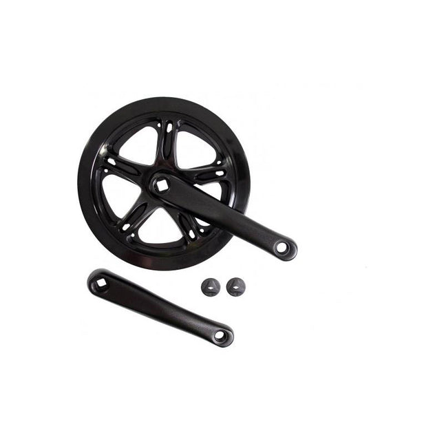 Dahon Crankset 3/32 46T zwart enkel kettingbladrand
