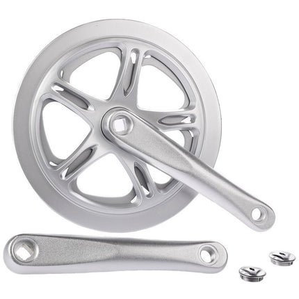 Dahon Crankstel 52T 3/32" enkel kettingblad rand zilver