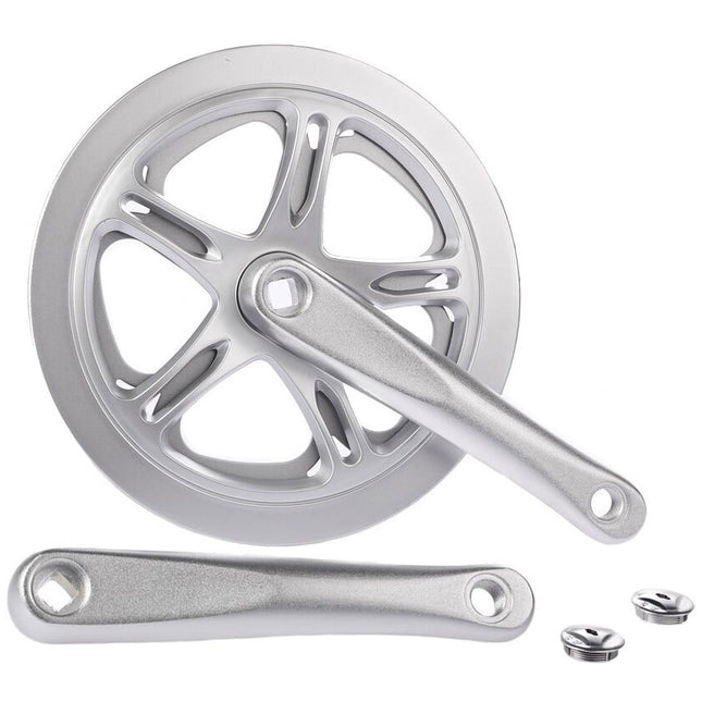 Dahon Crankstel 52T 3/32" enkel kettingblad rand zilver