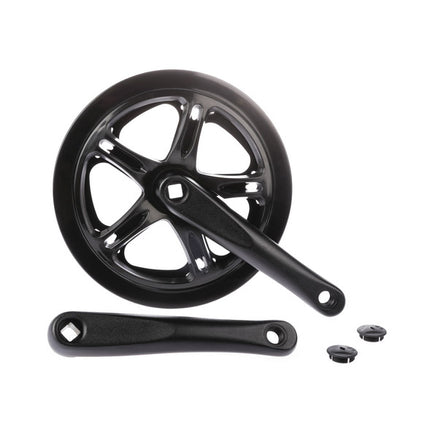 Dahon crankstel 52T enkel blad 3/32" 170mm rand zwart