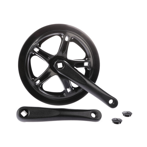 Dahon crankstel 52T enkel blad 3/32" 170mm rand zwart