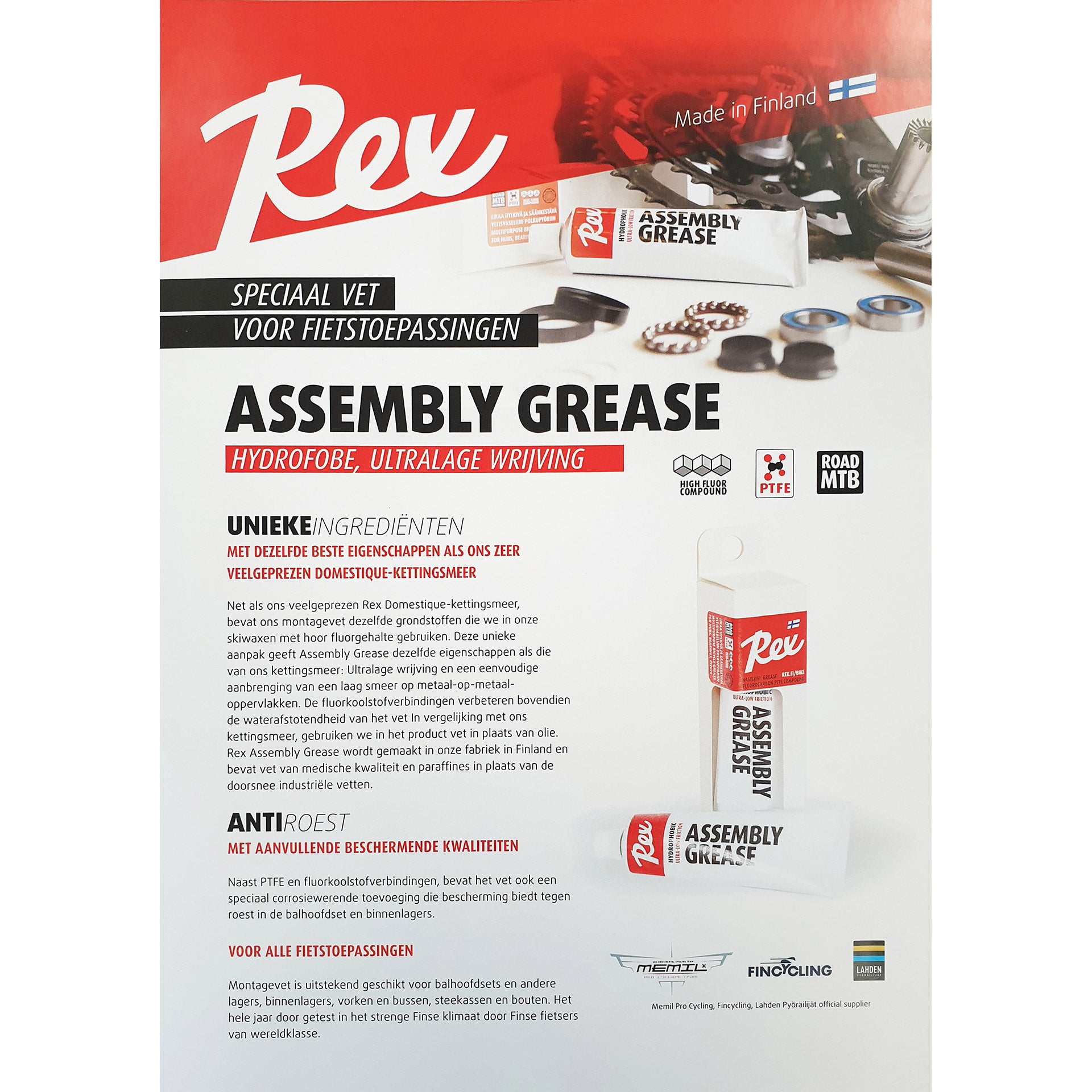 Flyer Rex Assembly Grease A4 NL 2020