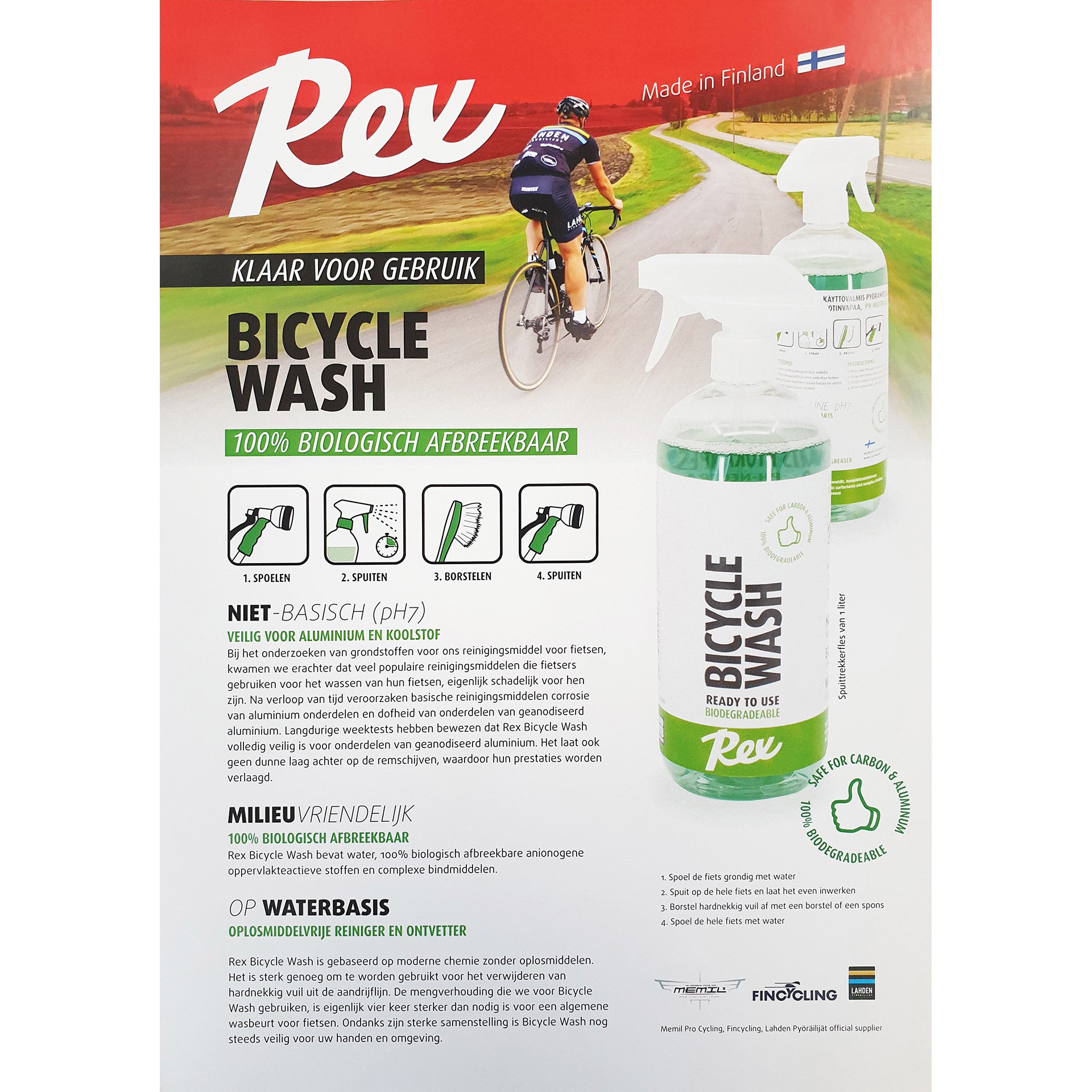 Flyer Rex Rex Bicycle Wash A4 NL 2020