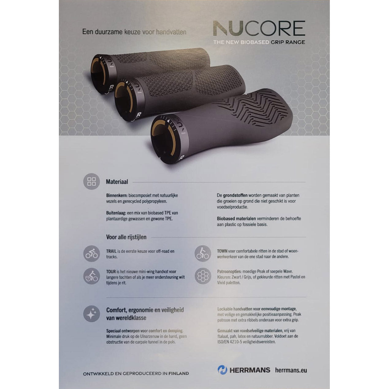 Herrmans productoverzicht Nucore handvatten NL