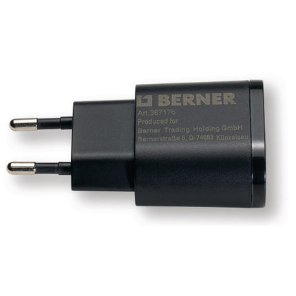 Berner laadstekker 230V / usb  1 amp