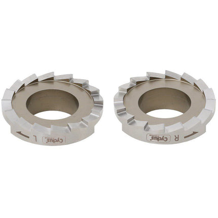 Cyclus vlakfrees T47 std bracketas 46mm staal zilver