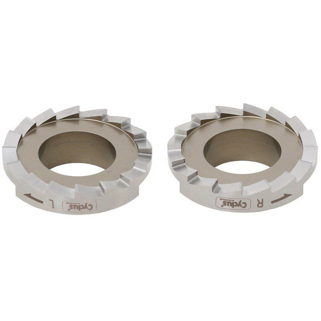 Cyclus vlakfrees T47 std bracketas 46mm staal zilver