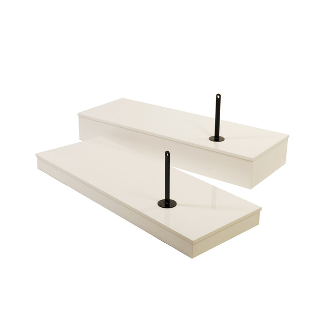 BiciSupport aerodynamic metal display horizontal white