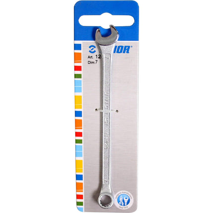Unior 7mm open-end/ring spanner