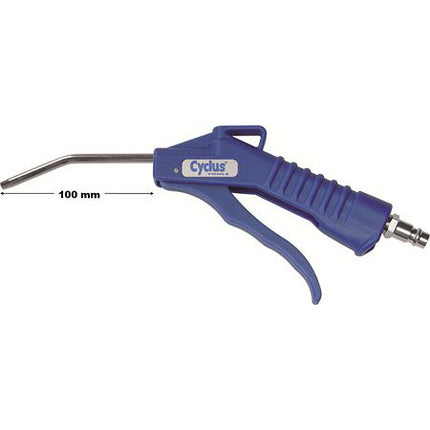 Pistolet de soufflage pneumatique (bleu) 100mm Cycle 720927