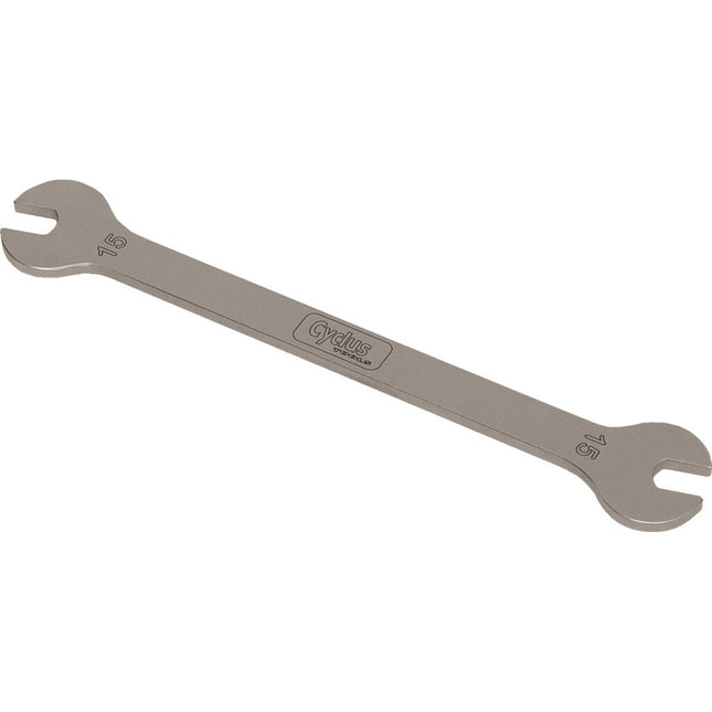 Cyclus pedaalsleutel 15/15mm staal grijs