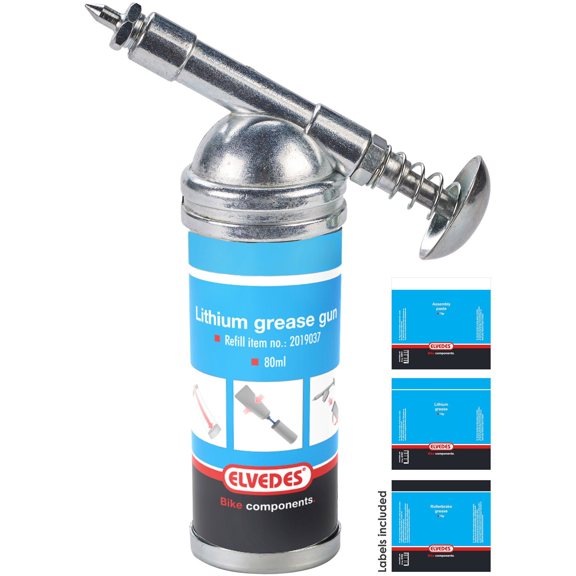 Elvedes vetspuit 80ml met labels (zonder vet)2019035