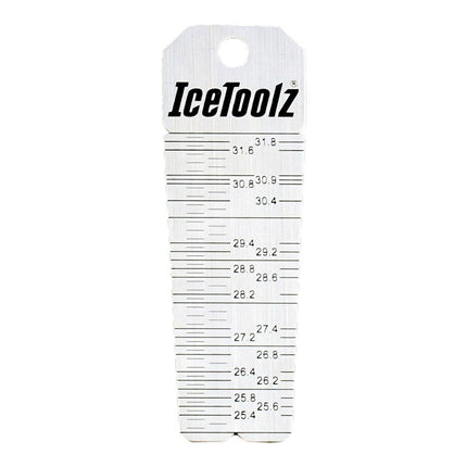IceToolz zadelpenbuis meter 25.0 - 31.8mm diameter