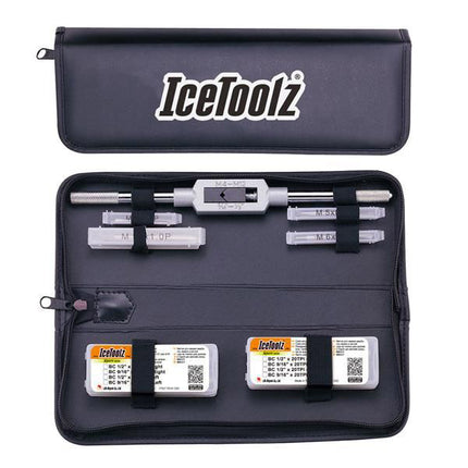 IceToolz Xpert Tapset E158 with tap iron pedal/frame