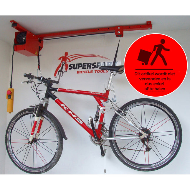 Superspark fietstakel 100kg SBT/810EF elektrisch rood