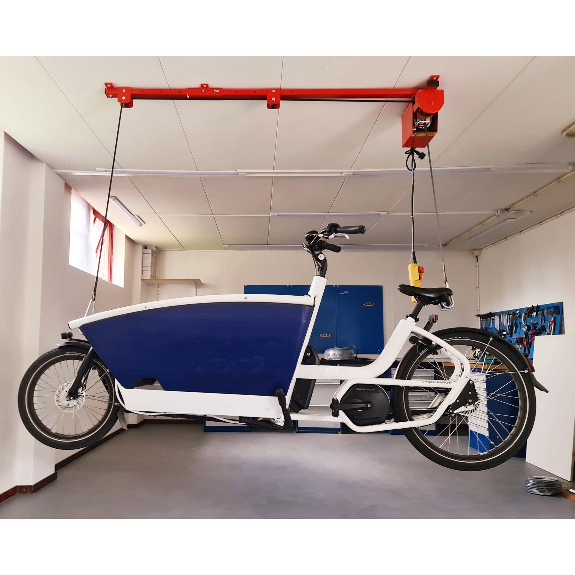 Superspark fietstakel bakfiets 100kg  SBT/810EF-XL rood