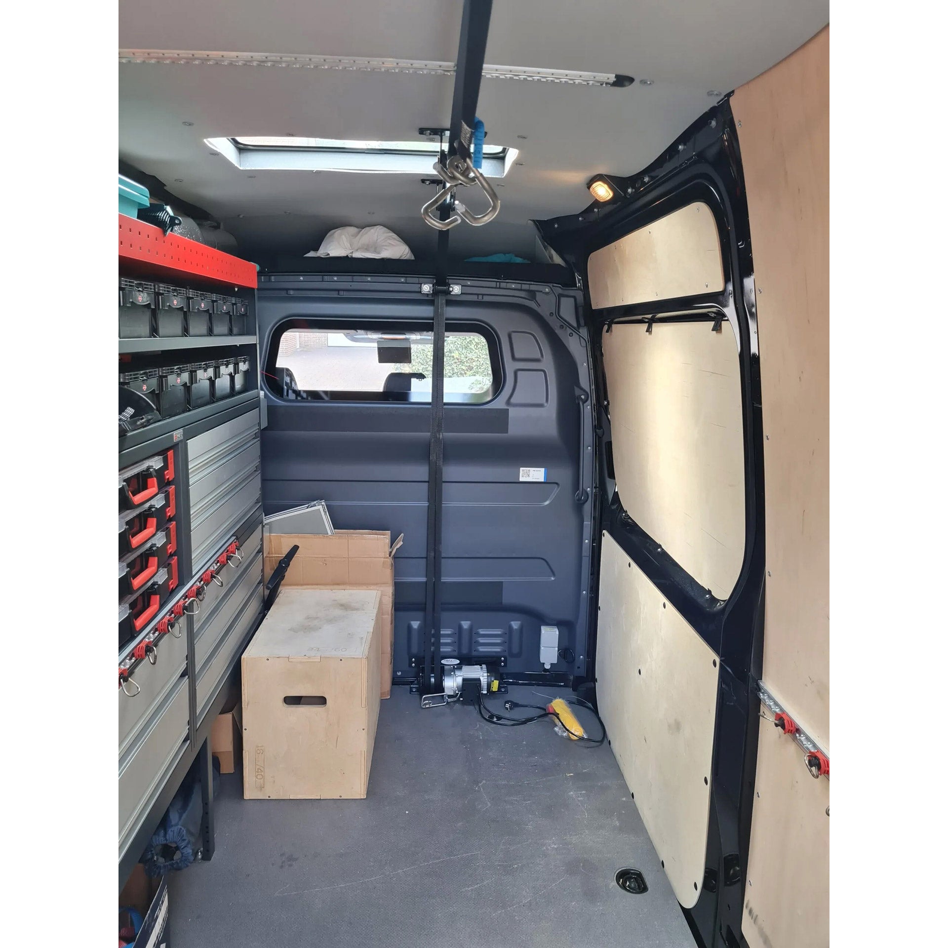 Takel&co bus fietslift <125kg zwart met zwarte hijsbanden