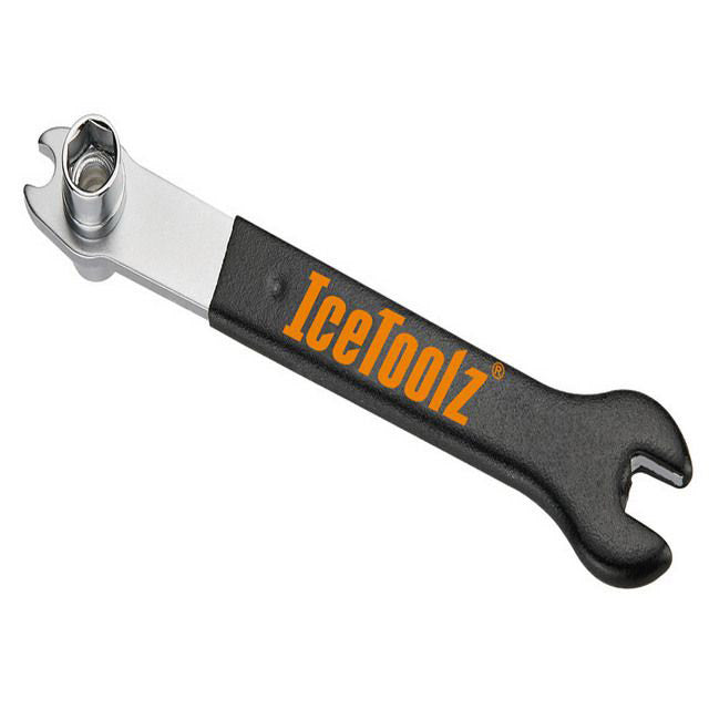 IceToolz 15mm pedaal- &dopsleutel 14x15mm