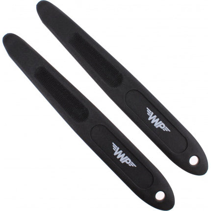 VWP Jeu de démonte-pneus 2 pièces PVC extra résistant long noir