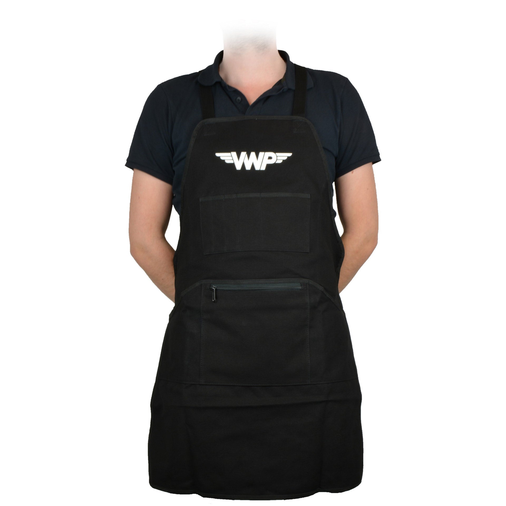 VWP Werkplaats-schort zwart