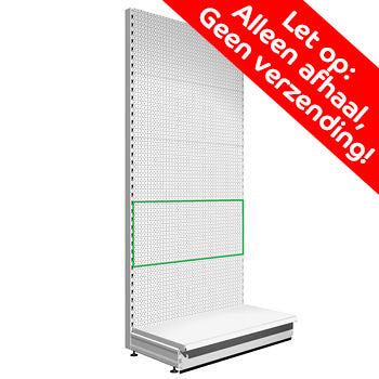 Tegometall Achterwand perfo 40 x 100 cm RAL 7015