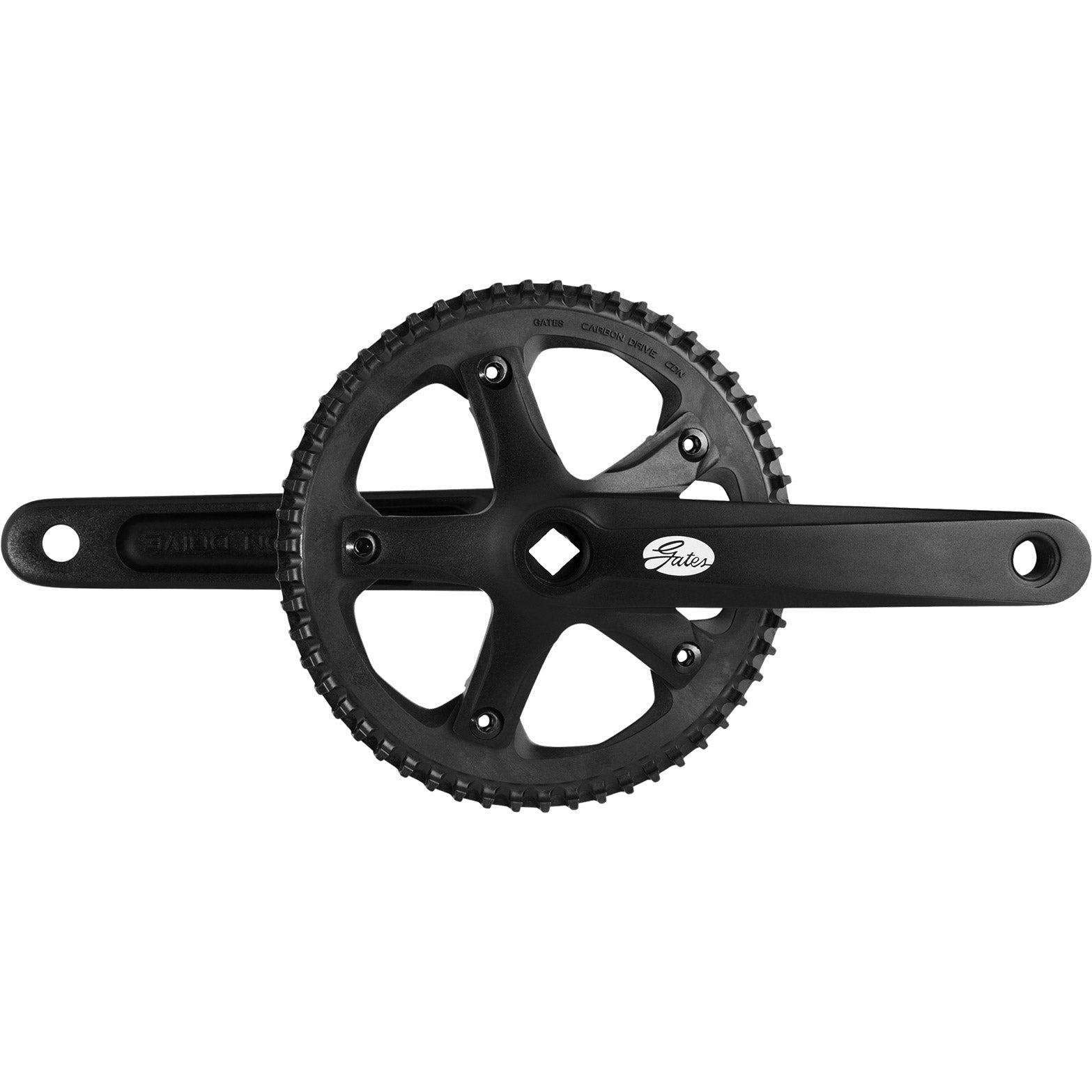 Gates crankstel CDN S150 55T 170mm zonder beschermrand zw.